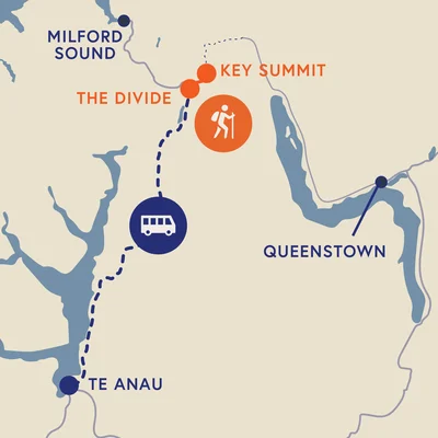 Routeburn Track, Key Summit day walk from Te Anau