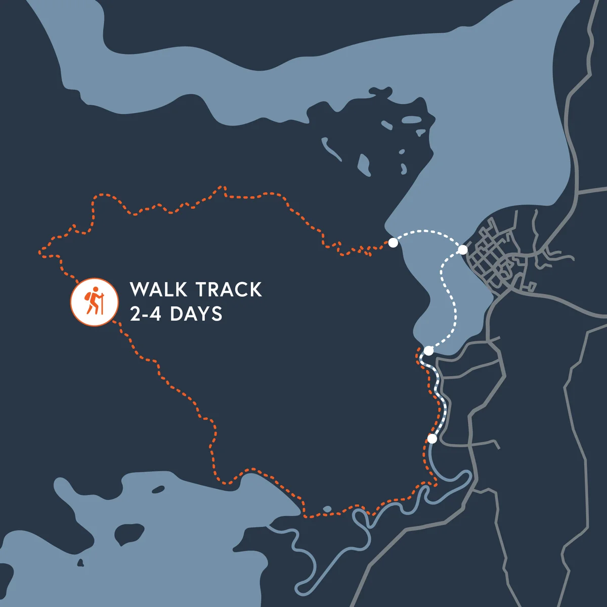 Kepler Overnight Walk Map 2