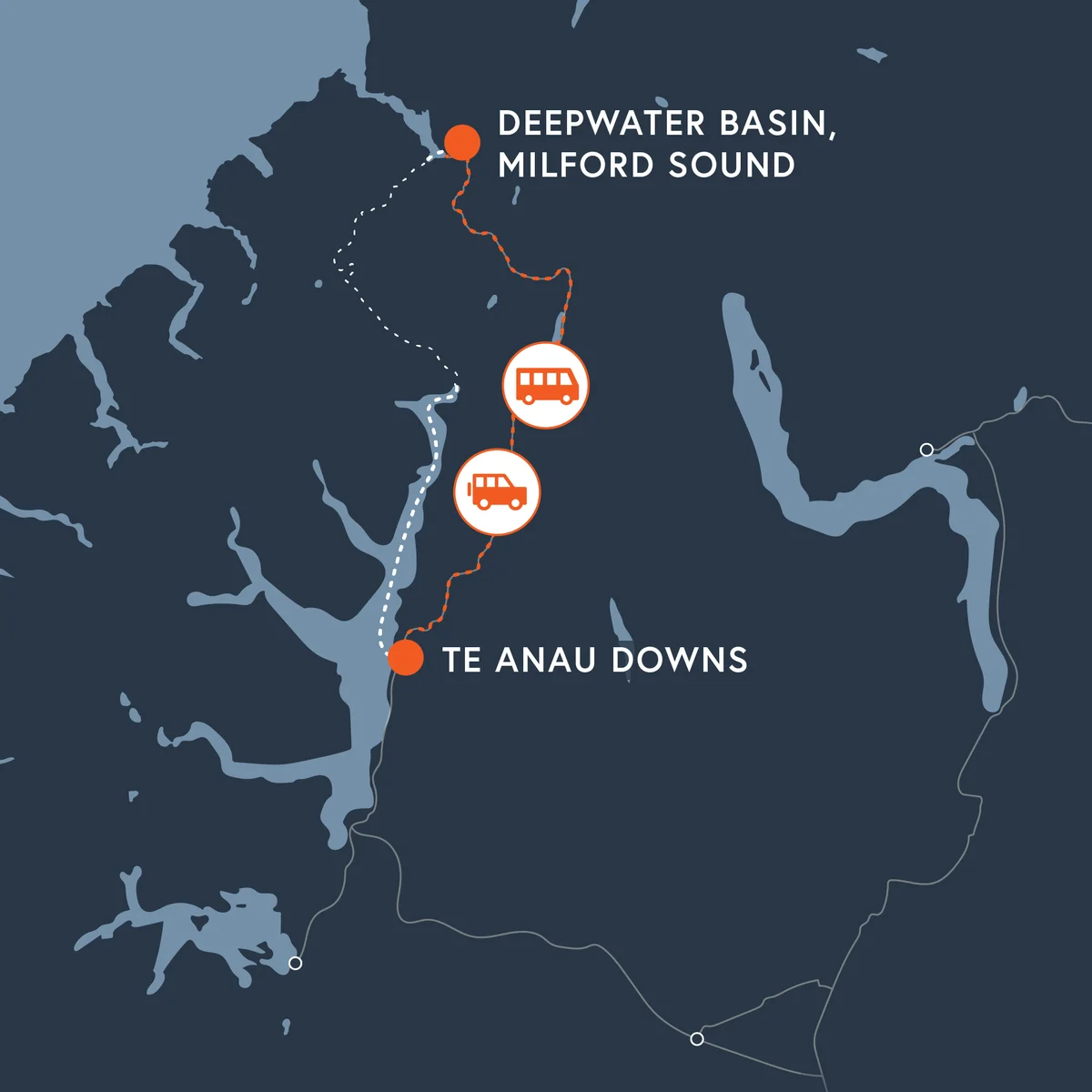 Milford Overnight map 5 Te Anau Downs