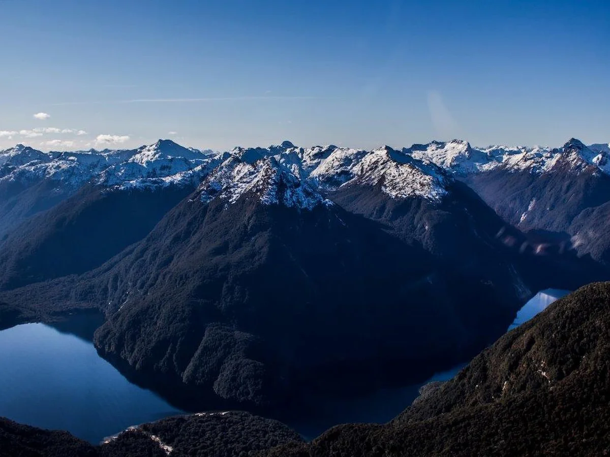 South Arm Lake Te Anau view from above